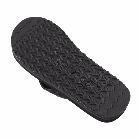 Playa al aire libre EVA con el deslizador de goma de los hombres de las sandalias del cartón de la bolsa de plástico de Sansd